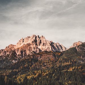 Preview wallpaper leogang, austria, mountains, trees
