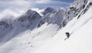 Preview wallpaper les trois vallees, ski resort, three valleys, alps