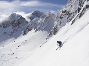 Preview wallpaper les trois vallees, ski resort, three valleys, alps