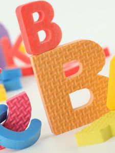 Preview wallpaper letter, variety, toys, cognition, children, colorful