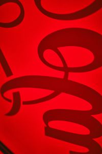 Preview wallpaper letters, lines, backlighting, abstraction, red
