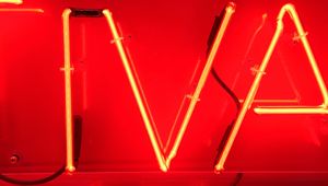 Preview wallpaper letters, neon, glow, red