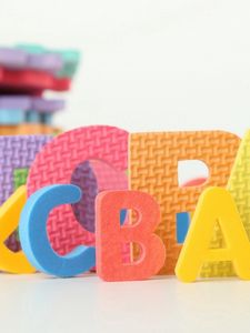 Preview wallpaper letters, toys, learning, children, colorful