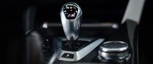 Preview wallpaper lever, gearbox, car, control panel, bmw m3, bmw