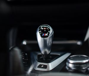 Preview wallpaper lever, gearbox, car, control panel, bmw m3, bmw