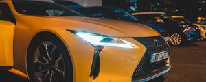 Preview wallpaper lexus, car, sports car, yellow