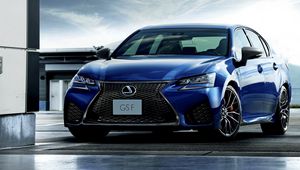 Preview wallpaper lexus, gs f, auto, blue, front view