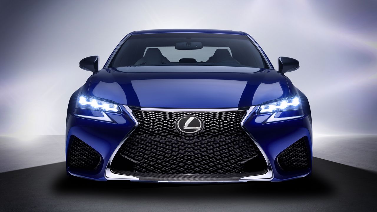 Wallpaper lexus gs f, lexus, front view