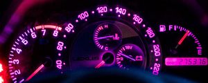 Preview wallpaper lexus is 200, lexus, speedometer, interior, glow