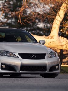 Preview wallpaper lexus is 250, lexus, silver, front view