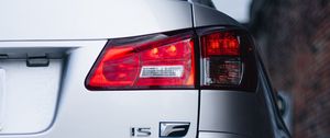 Preview wallpaper lexus is, lexus, rear view, headlight