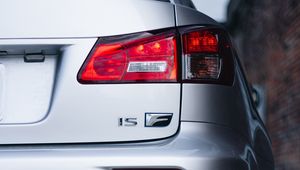 Preview wallpaper lexus is, lexus, rear view, headlight