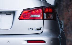 Preview wallpaper lexus is, lexus, rear view, headlight