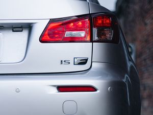 Preview wallpaper lexus is, lexus, rear view, headlight