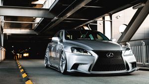 Preview wallpaper lexus is, lexus, tuning, silver