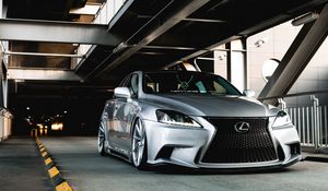 Preview wallpaper lexus is, lexus, tuning, silver