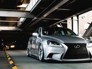 Preview wallpaper lexus is, lexus, tuning, silver