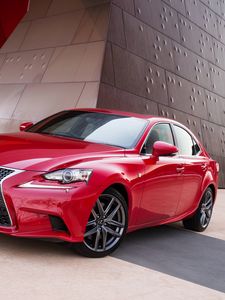 Preview wallpaper lexus, is, red, side view