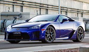 Preview wallpaper lexus, lfa, au-spec, blue, side view