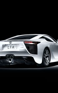 Preview wallpaper lexus, lfa, white, side view