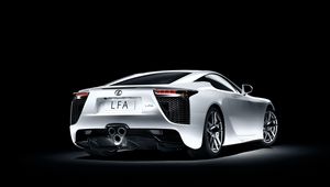 Preview wallpaper lexus, lfa, white, side view