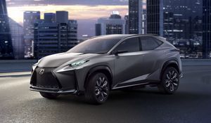 Preview wallpaper lexus, lf-nx 6, gray, side view