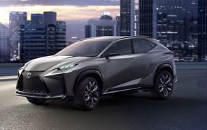 Preview wallpaper lexus, lf-nx 6, gray, side view