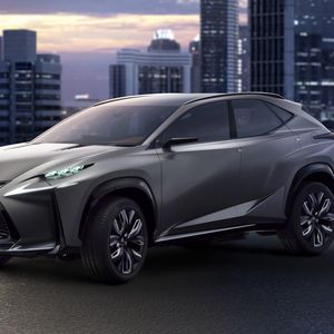 Preview wallpaper lexus, lf-nx 6, gray, side view