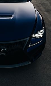 Preview wallpaper lexus rc f, lexus, headlight, bonnet, front view