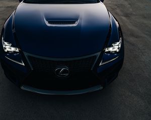 Preview wallpaper lexus rc f, lexus, headlight, bonnet, front view