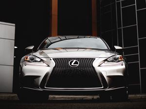 Preview wallpaper lexus rx, lexus, car, silver, front view