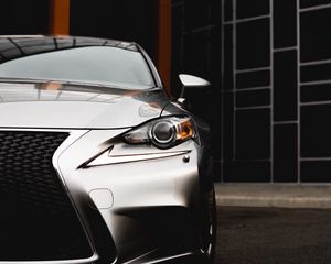 Preview wallpaper lexus rx, lexus, car, silver, front view