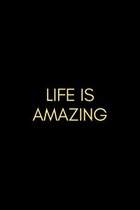 Preview wallpaper life, amazing, inscription, phrase, words