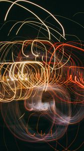 Preview wallpaper light, abstraction, blur, long exposure, glow