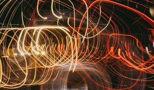 Preview wallpaper light, abstraction, blur, long exposure, glow