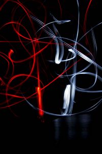 Preview wallpaper light art, lines, plexus, dark