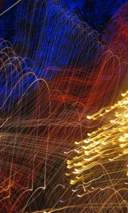 Preview wallpaper light, blur, abstraction, long exposure