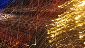Preview wallpaper light, blur, abstraction, long exposure