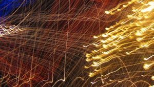 Preview wallpaper light, blur, abstraction, long exposure