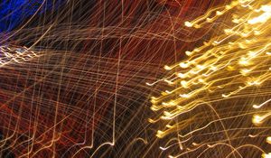 Preview wallpaper light, blur, abstraction, long exposure