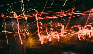 Preview wallpaper light, blur, abstraction, long exposure, glow