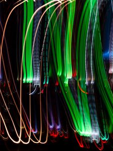 Preview wallpaper light, blur, freezelight, colorful, abstraction, long exposure