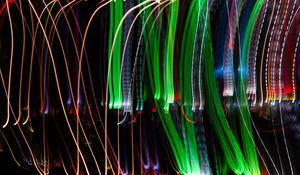 Preview wallpaper light, blur, freezelight, colorful, abstraction, long exposure