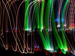 Preview wallpaper light, blur, freezelight, colorful, abstraction, long exposure