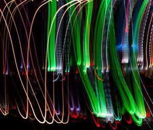 Preview wallpaper light, blur, freezelight, colorful, abstraction, long exposure