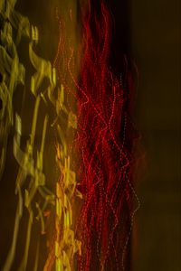 Preview wallpaper light, blur, freezelight, long exposure, abstraction, red, yellow