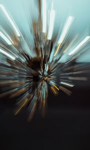 Preview wallpaper light, blur, freezelight, silhouettes, abstraction