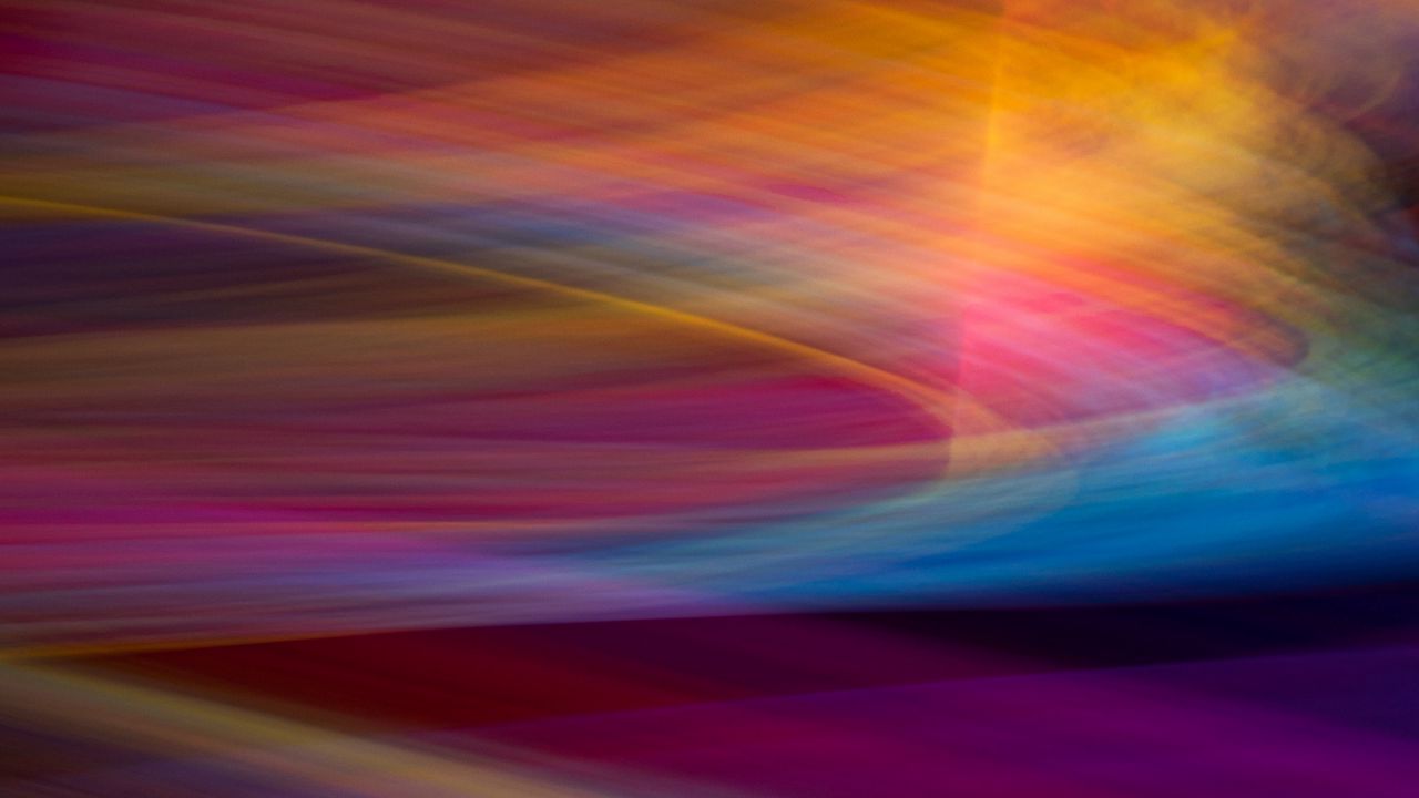 Wallpaper light, blur, freezelight, abstraction, colorful