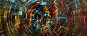 Preview wallpaper light, blur, glare, colorful, rotation, abstraction