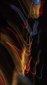 Preview wallpaper light, blur, long exposure, colorful, abstraction